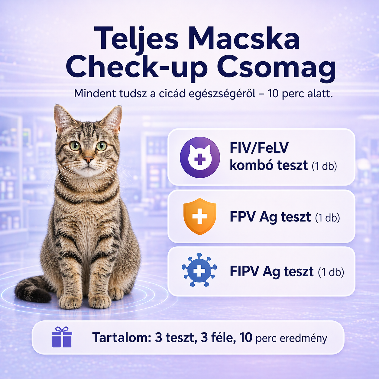 Teljes Macska Check-up Csomag